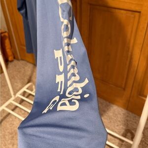 PFG Columbia Long Sleeve Performance Shirt - Blue